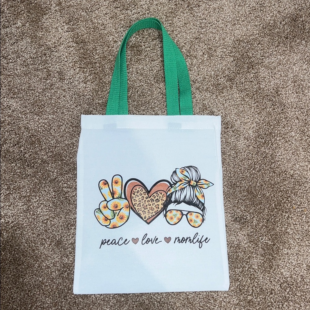 Handmade Colorful Graphic Mom Canvas Tote Bags - Choice of One - Picture 5 of 5